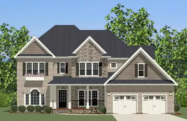 image of traditional house plan 5503